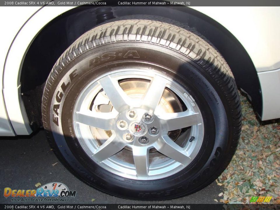 2008 Cadillac SRX 4 V6 AWD Gold Mist / Cashmere/Cocoa Photo #9