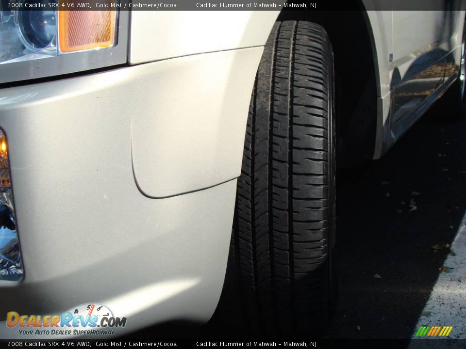 2008 Cadillac SRX 4 V6 AWD Gold Mist / Cashmere/Cocoa Photo #10