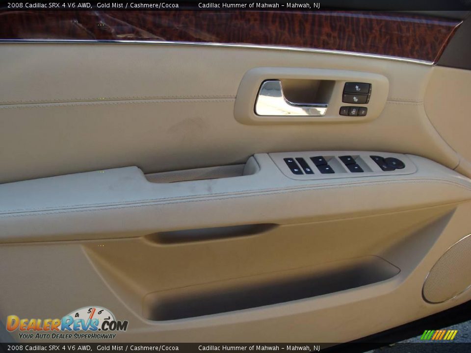 2008 Cadillac SRX 4 V6 AWD Gold Mist / Cashmere/Cocoa Photo #13