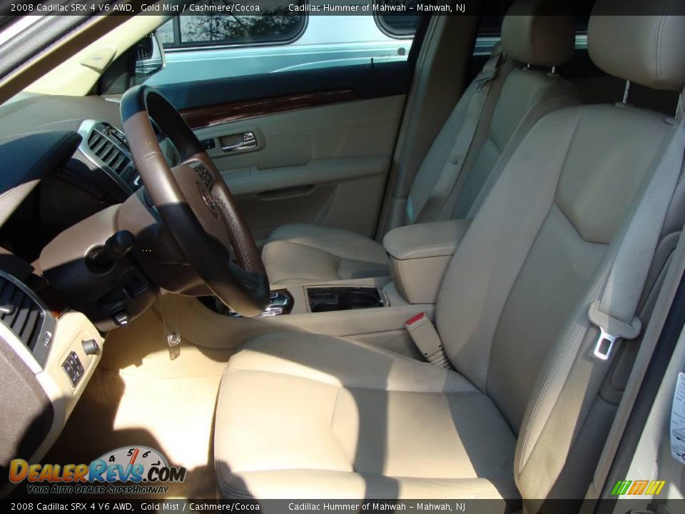 2008 Cadillac SRX 4 V6 AWD Gold Mist / Cashmere/Cocoa Photo #14