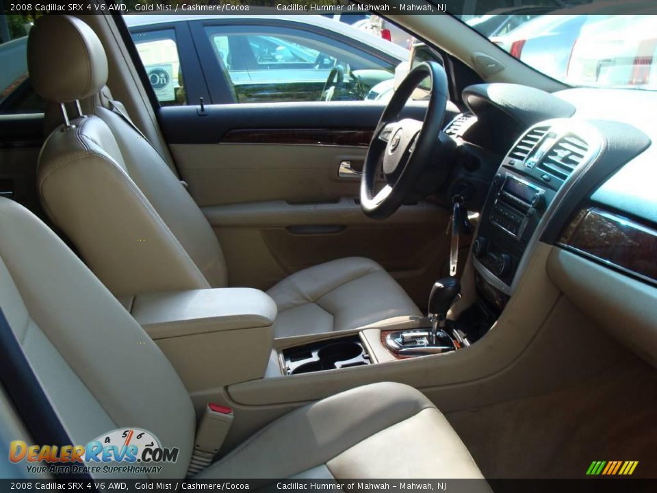 2008 Cadillac SRX 4 V6 AWD Gold Mist / Cashmere/Cocoa Photo #15