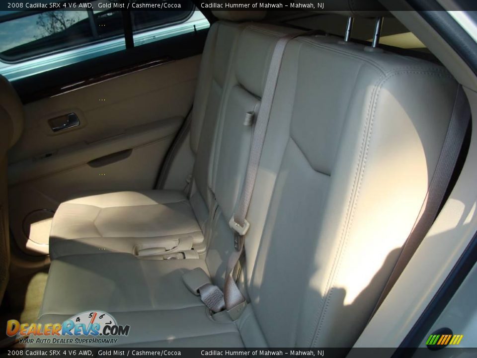 2008 Cadillac SRX 4 V6 AWD Gold Mist / Cashmere/Cocoa Photo #17