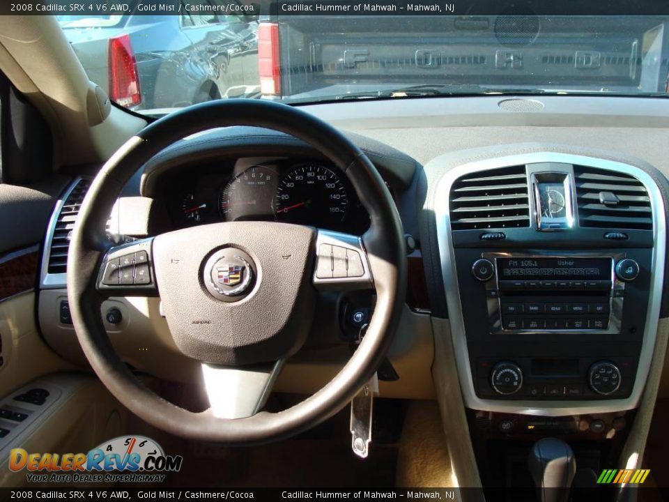 2008 Cadillac SRX 4 V6 AWD Gold Mist / Cashmere/Cocoa Photo #18