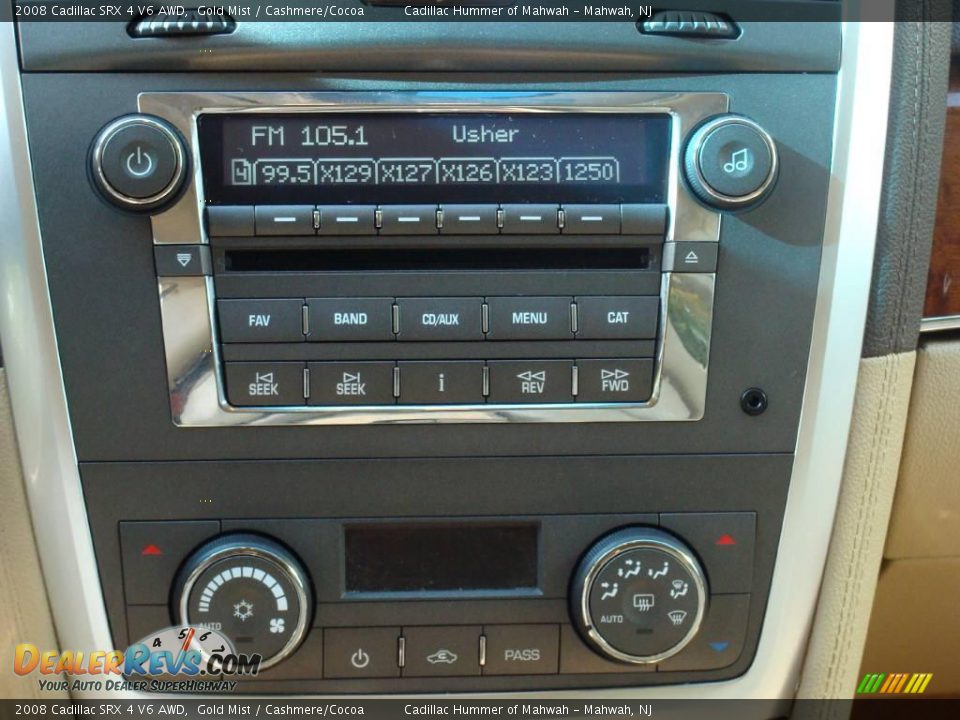 2008 Cadillac SRX 4 V6 AWD Gold Mist / Cashmere/Cocoa Photo #19