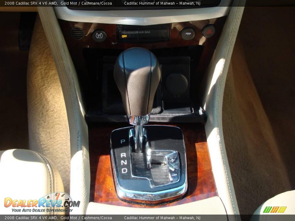 2008 Cadillac SRX 4 V6 AWD Gold Mist / Cashmere/Cocoa Photo #20