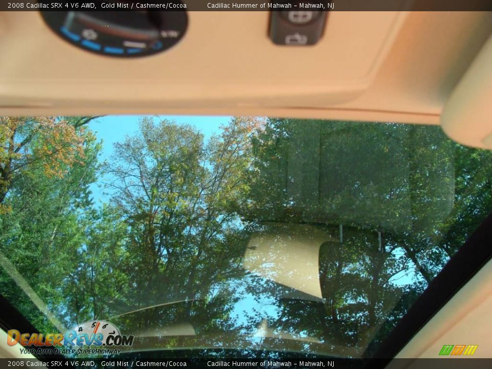 2008 Cadillac SRX 4 V6 AWD Gold Mist / Cashmere/Cocoa Photo #21