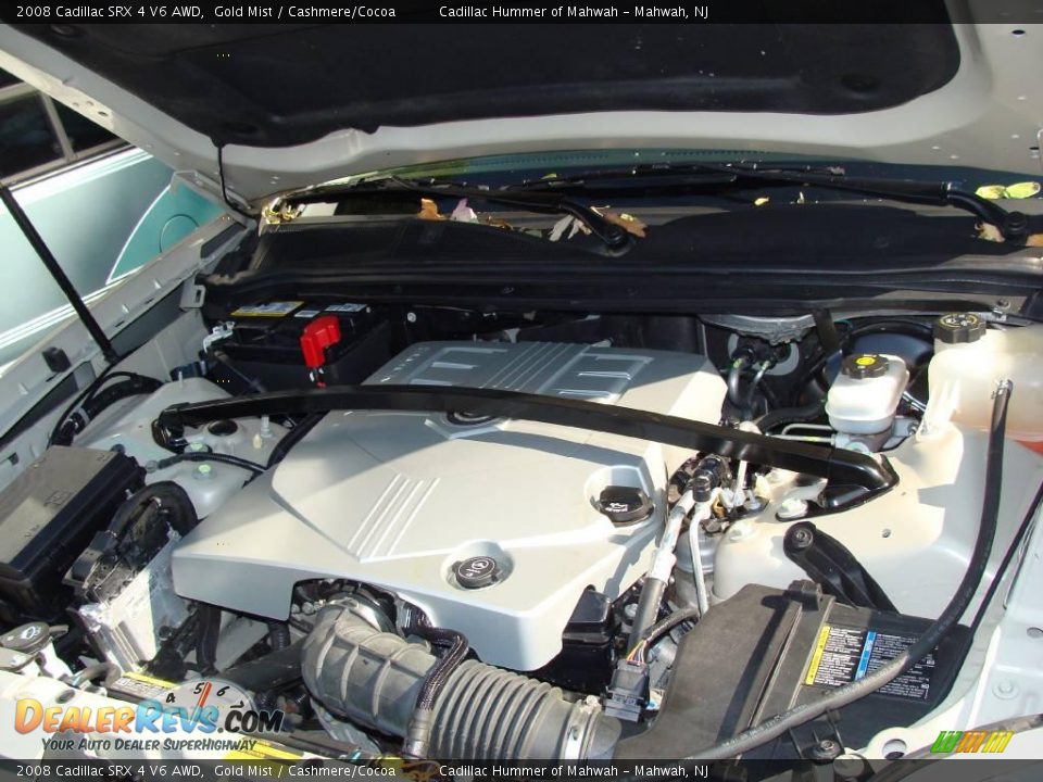 2008 Cadillac SRX 4 V6 AWD Gold Mist / Cashmere/Cocoa Photo #22
