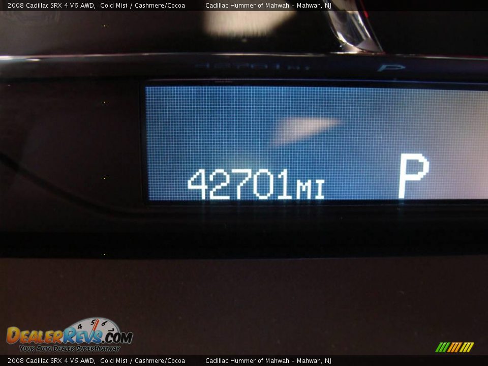 2008 Cadillac SRX 4 V6 AWD Gold Mist / Cashmere/Cocoa Photo #23