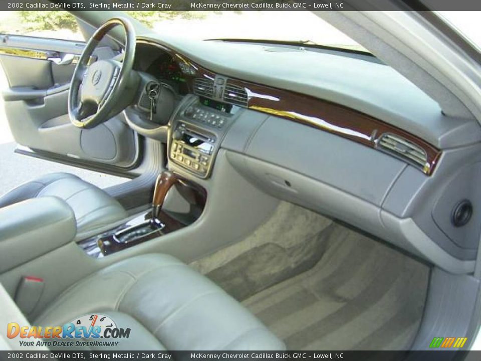 2002 Cadillac DeVille DTS Sterling Metallic / Dark Gray Photo #15