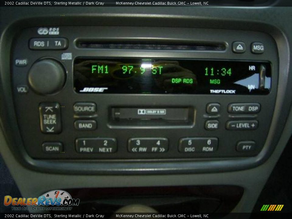 2002 Cadillac DeVille DTS Sterling Metallic / Dark Gray Photo #24
