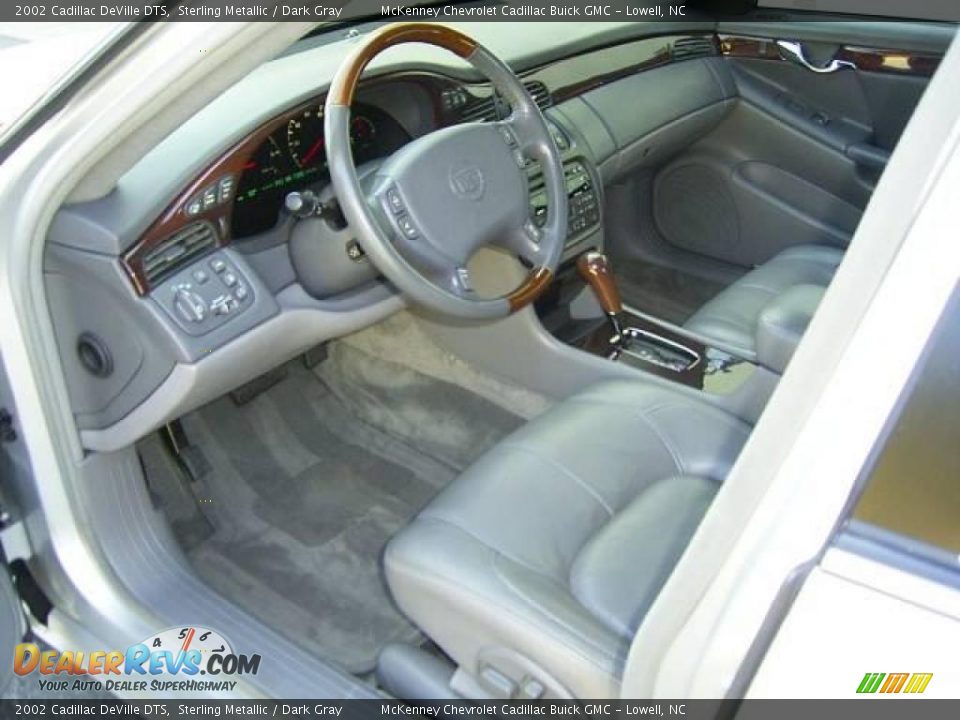 2002 Cadillac DeVille DTS Sterling Metallic / Dark Gray Photo #26