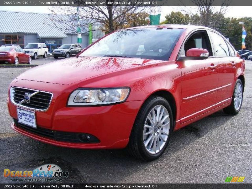 2009 Volvo S40 2.4i Passion Red / Off Black Photo #1