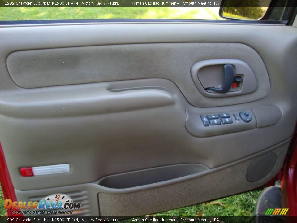 1999 Chevrolet Suburban K1500 LT 4x4 Victory Red / Neutral Photo #13