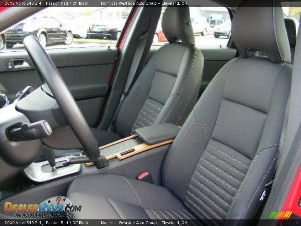 2009 Volvo S40 2.4i Passion Red / Off Black Photo #9