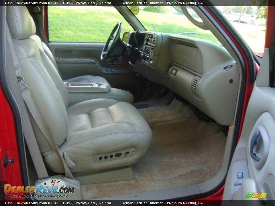 1999 Chevrolet Suburban K1500 LT 4x4 Victory Red / Neutral Photo #19