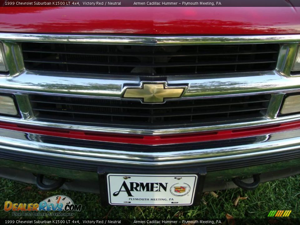 1999 Chevrolet Suburban K1500 LT 4x4 Victory Red / Neutral Photo #29