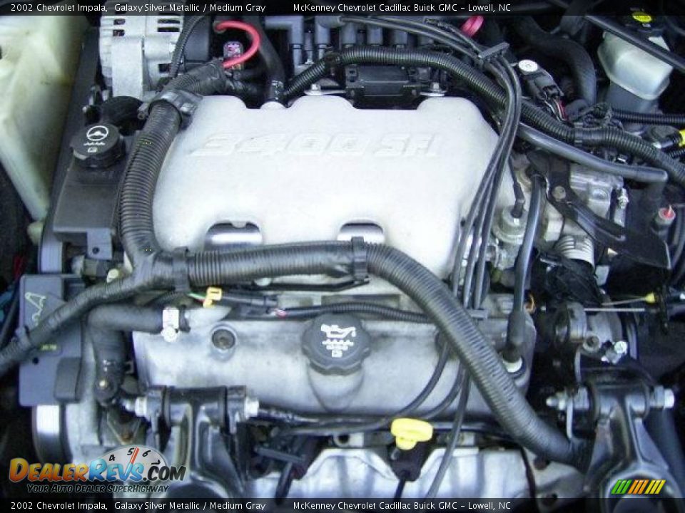 2002 Chevrolet Impala Galaxy Silver Metallic / Medium Gray Photo #20