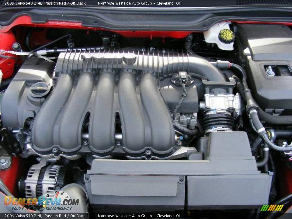 2009 Volvo S40 2.4i Passion Red / Off Black Photo #29