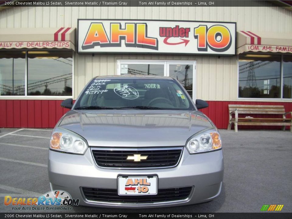 2006 Chevrolet Malibu LS Sedan Silverstone Metallic / Titanium Gray Photo #1
