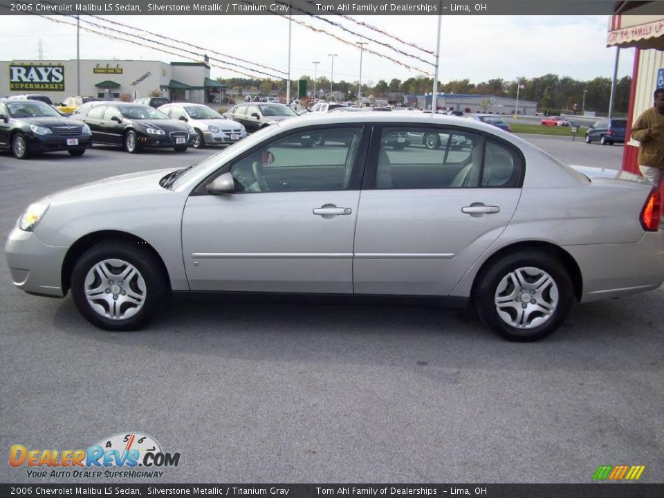 2006 Chevrolet Malibu LS Sedan Silverstone Metallic / Titanium Gray Photo #3