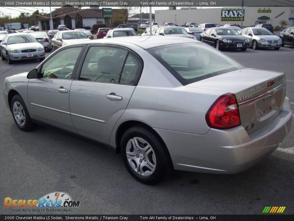 2006 Chevrolet Malibu LS Sedan Silverstone Metallic / Titanium Gray Photo #4