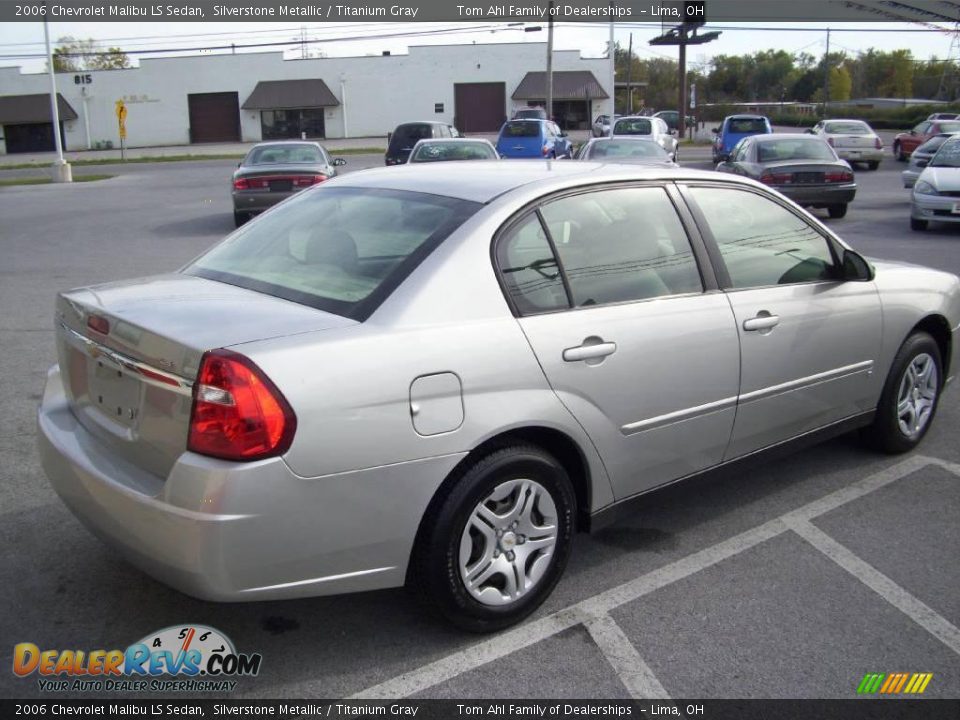 2006 Chevrolet Malibu LS Sedan Silverstone Metallic / Titanium Gray Photo #6