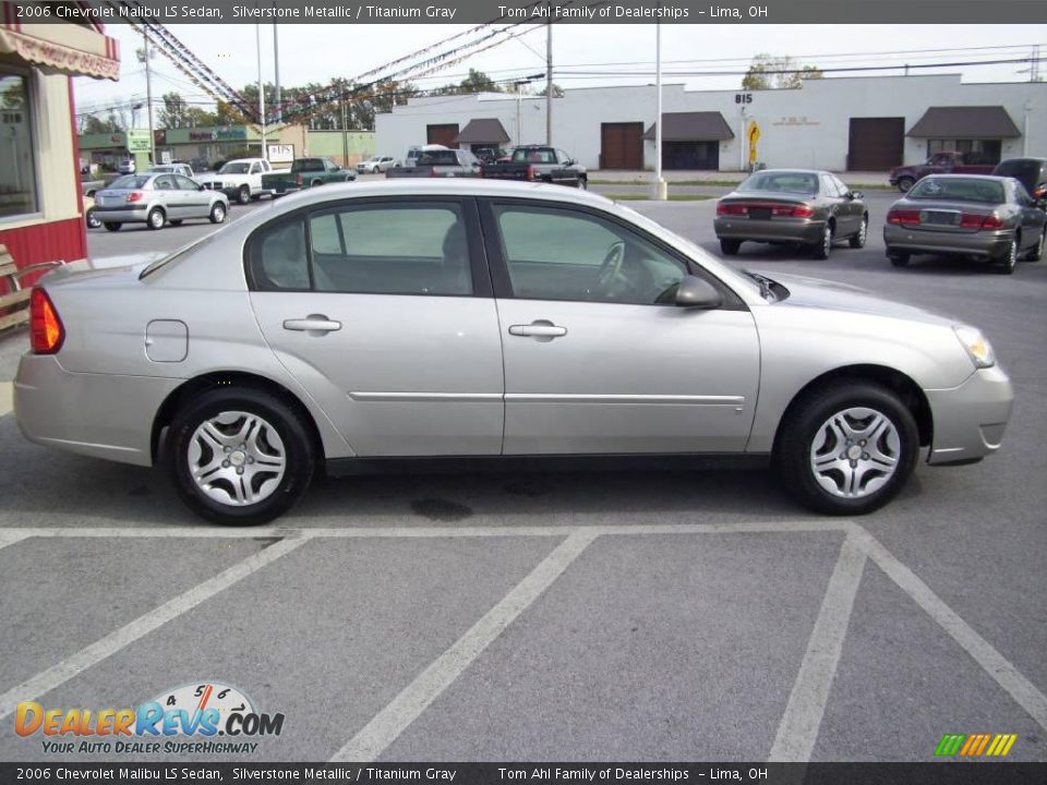 2006 Chevrolet Malibu LS Sedan Silverstone Metallic / Titanium Gray Photo #7