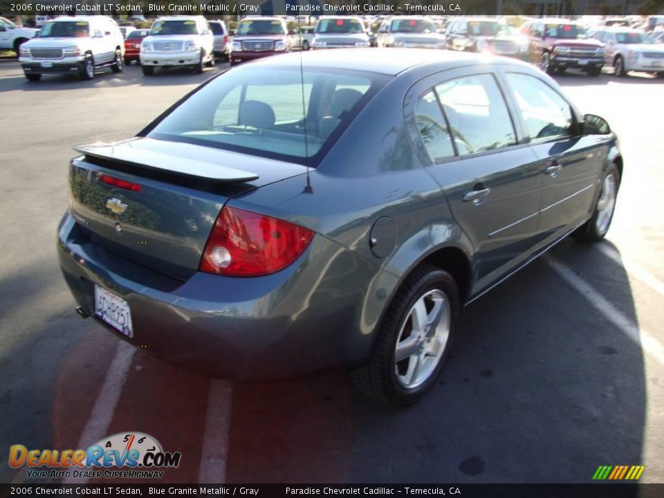 2006 Chevrolet Cobalt LT Sedan Blue Granite Metallic / Gray Photo #3