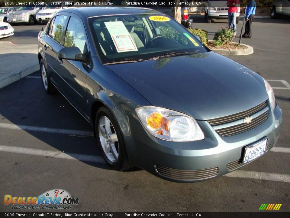 2006 Chevrolet Cobalt LT Sedan Blue Granite Metallic / Gray Photo #4