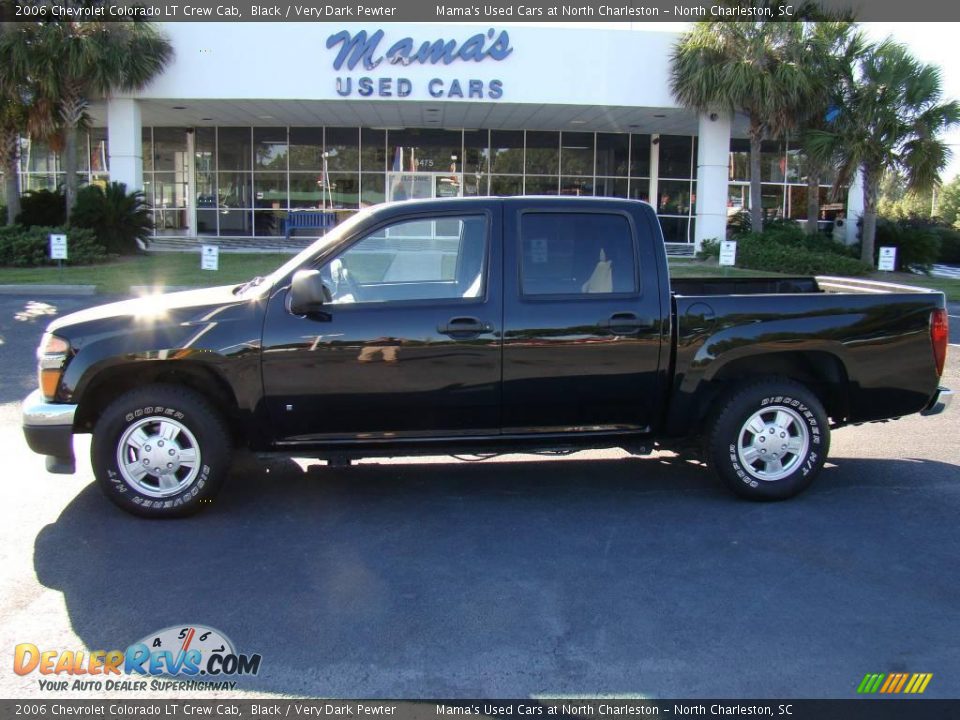 2006 Chevrolet Colorado LT Crew Cab Black / Very Dark Pewter Photo #1