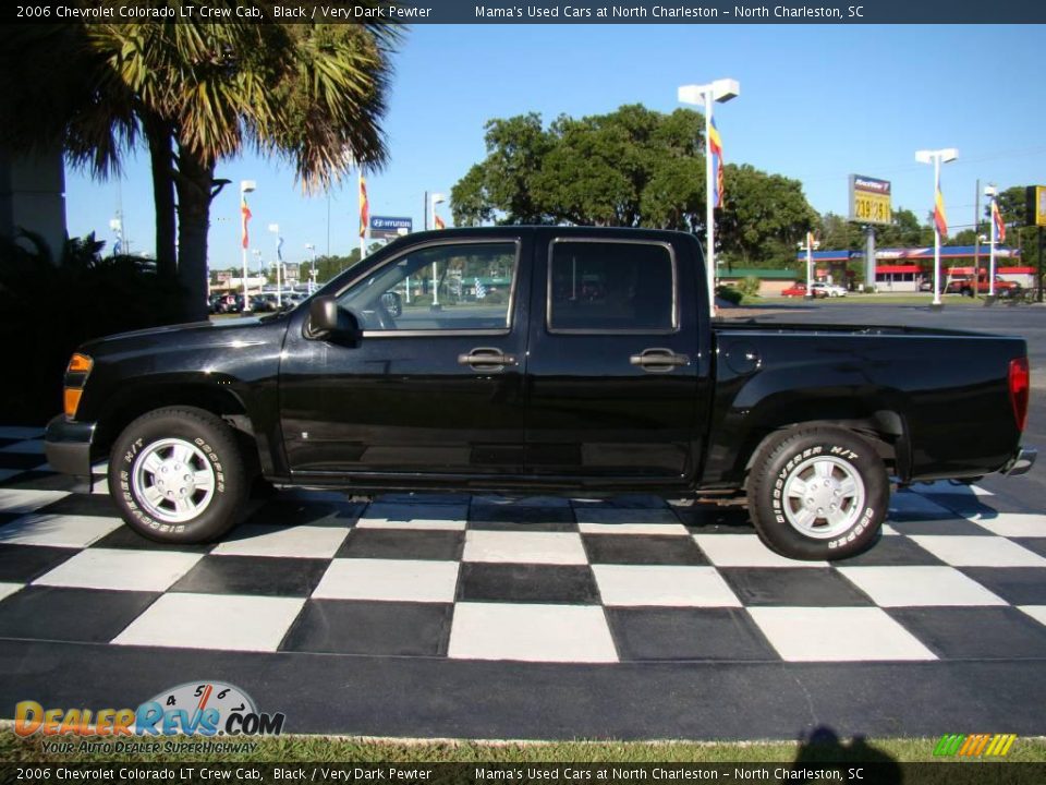 2006 Chevrolet Colorado LT Crew Cab Black / Very Dark Pewter Photo #2
