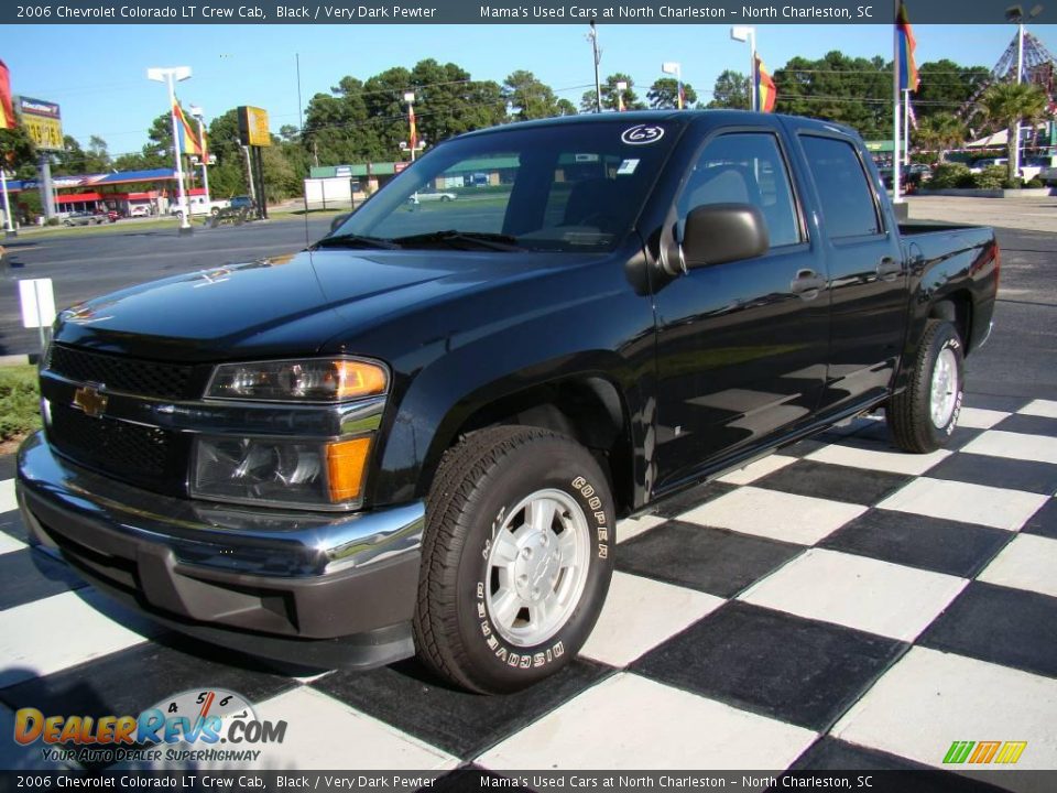 2006 Chevrolet Colorado LT Crew Cab Black / Very Dark Pewter Photo #3