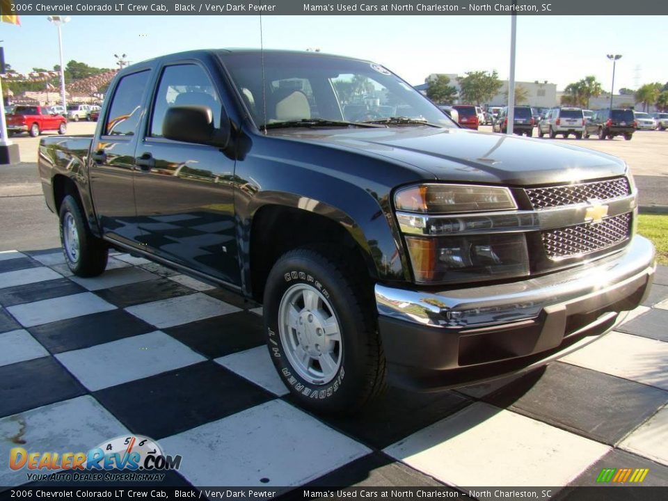 2006 Chevrolet Colorado LT Crew Cab Black / Very Dark Pewter Photo #5