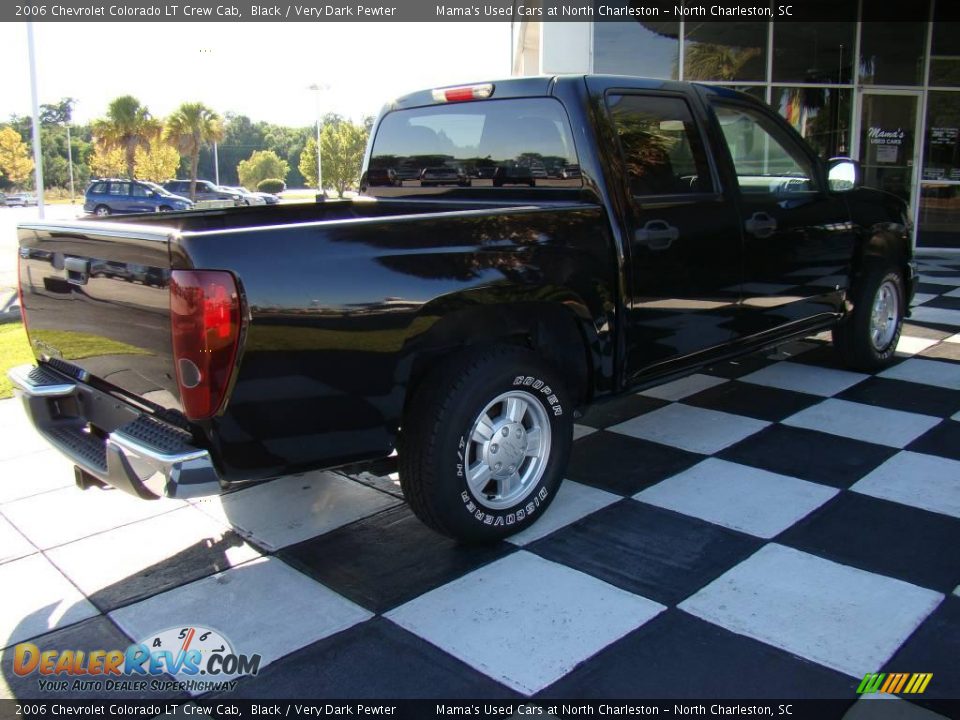 2006 Chevrolet Colorado LT Crew Cab Black / Very Dark Pewter Photo #7
