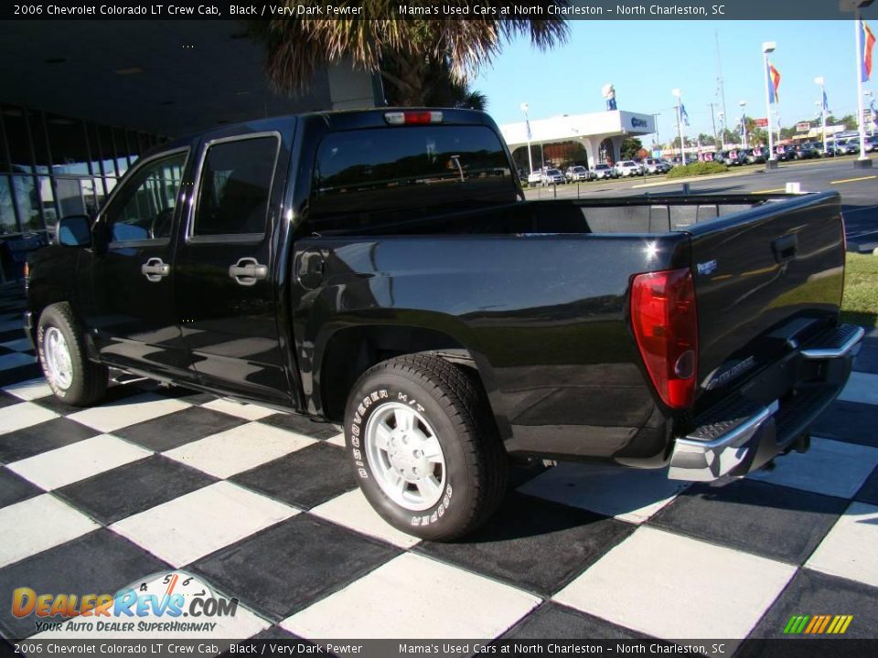 2006 Chevrolet Colorado LT Crew Cab Black / Very Dark Pewter Photo #9
