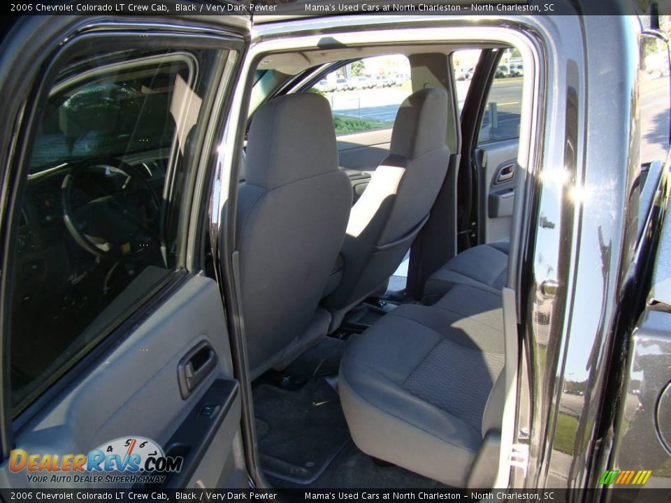 2006 Chevrolet Colorado LT Crew Cab Black / Very Dark Pewter Photo #11