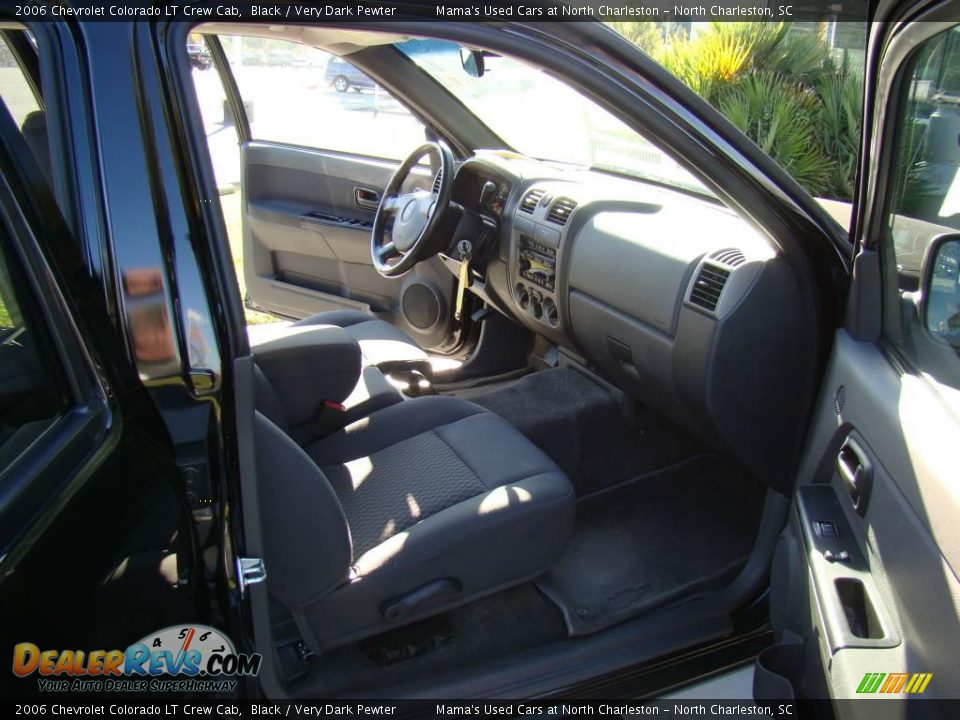 2006 Chevrolet Colorado LT Crew Cab Black / Very Dark Pewter Photo #12
