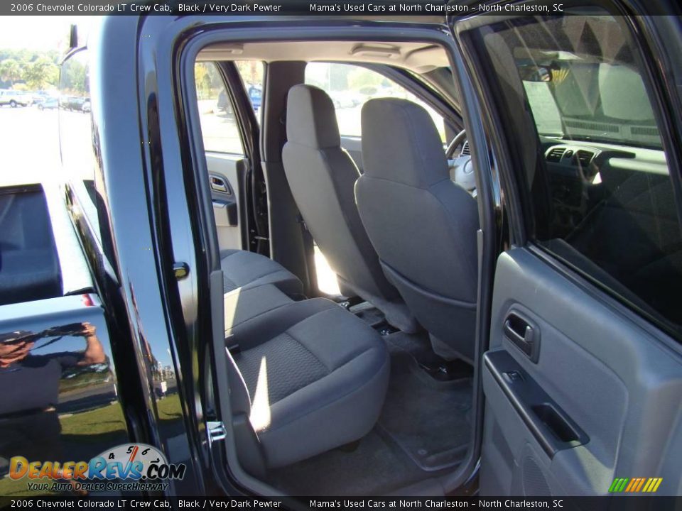 2006 Chevrolet Colorado LT Crew Cab Black / Very Dark Pewter Photo #13