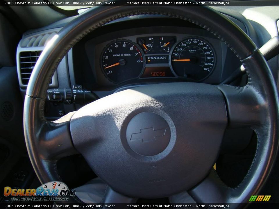 2006 Chevrolet Colorado LT Crew Cab Black / Very Dark Pewter Photo #18
