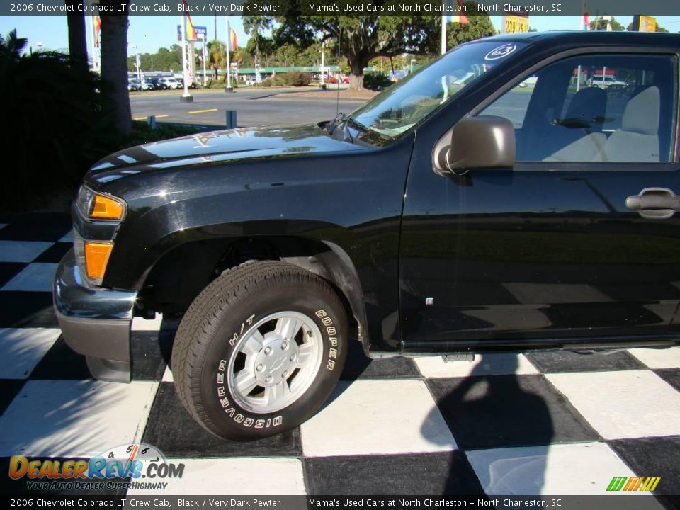 2006 Chevrolet Colorado LT Crew Cab Black / Very Dark Pewter Photo #23