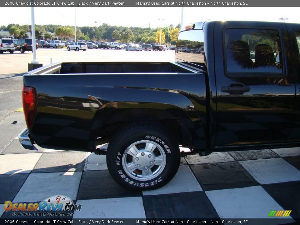 2006 Chevrolet Colorado LT Crew Cab Black / Very Dark Pewter Photo #25