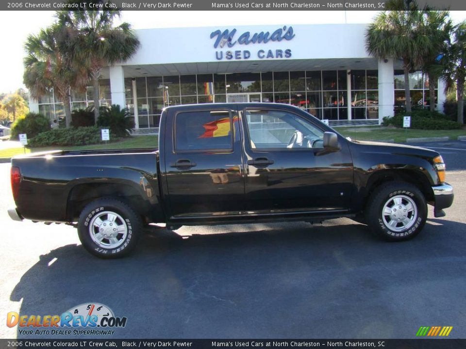 2006 Chevrolet Colorado LT Crew Cab Black / Very Dark Pewter Photo #29