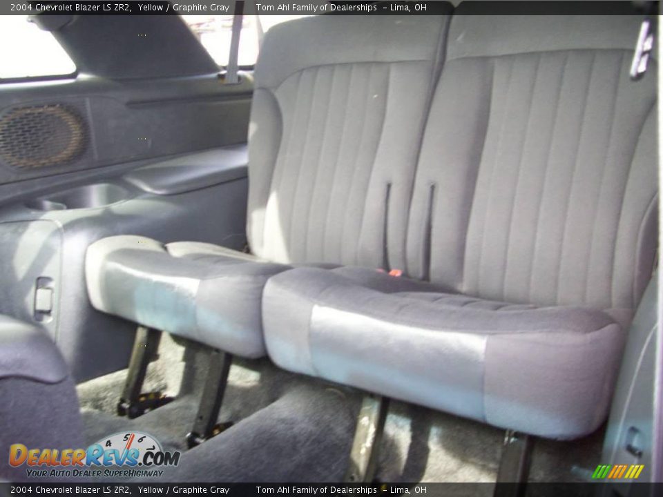 2004 Chevrolet Blazer LS ZR2 Yellow / Graphite Gray Photo #11