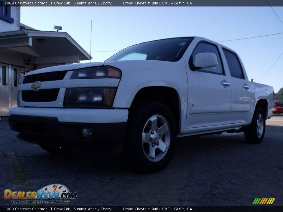 2009 Chevrolet Colorado LT Crew Cab Summit White / Ebony Photo #2
