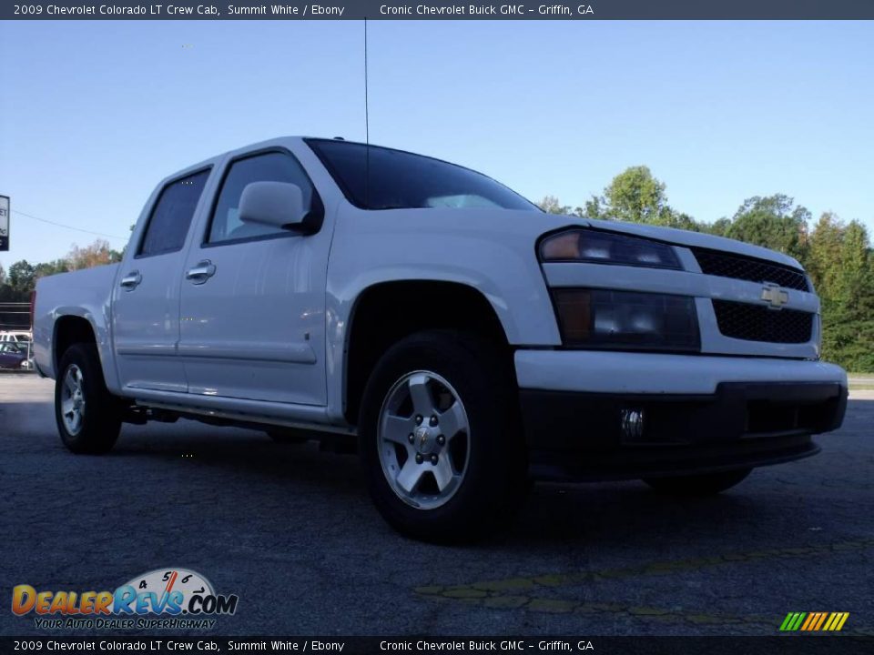 2009 Chevrolet Colorado LT Crew Cab Summit White / Ebony Photo #4