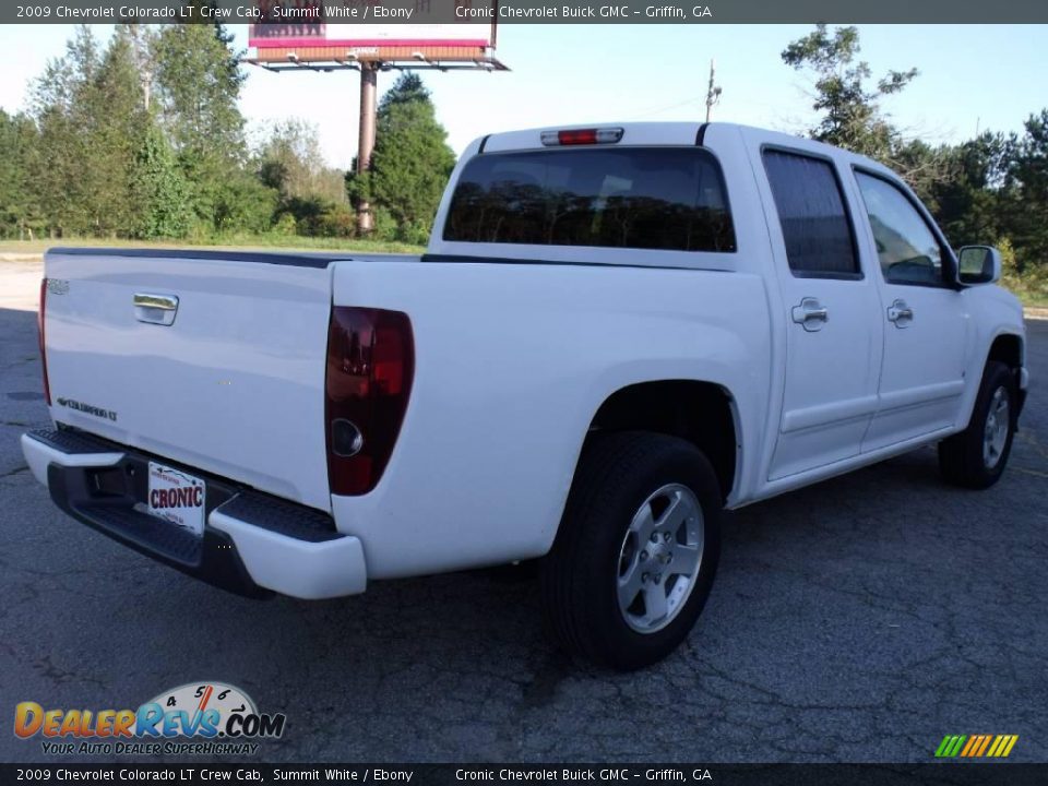 2009 Chevrolet Colorado LT Crew Cab Summit White / Ebony Photo #6