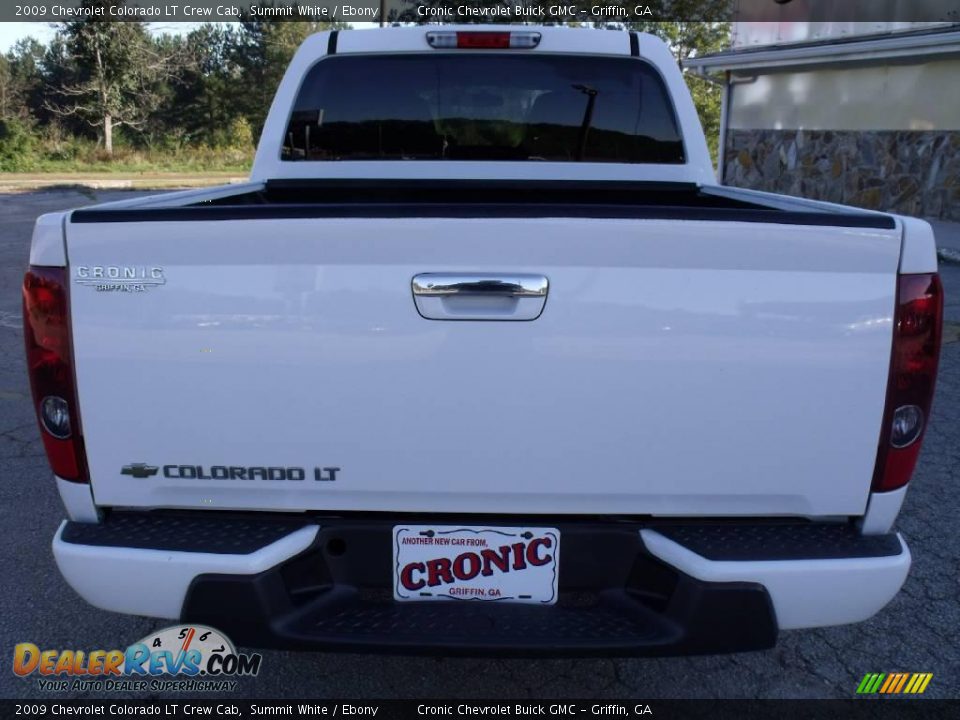 2009 Chevrolet Colorado LT Crew Cab Summit White / Ebony Photo #7