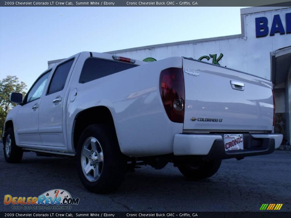 2009 Chevrolet Colorado LT Crew Cab Summit White / Ebony Photo #8