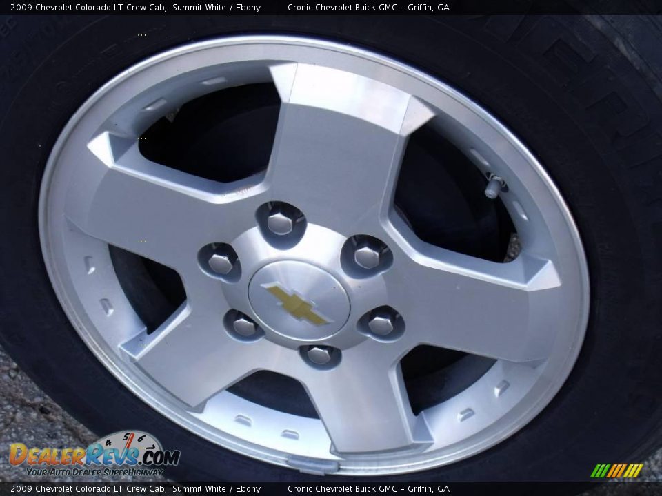 2009 Chevrolet Colorado LT Crew Cab Summit White / Ebony Photo #9