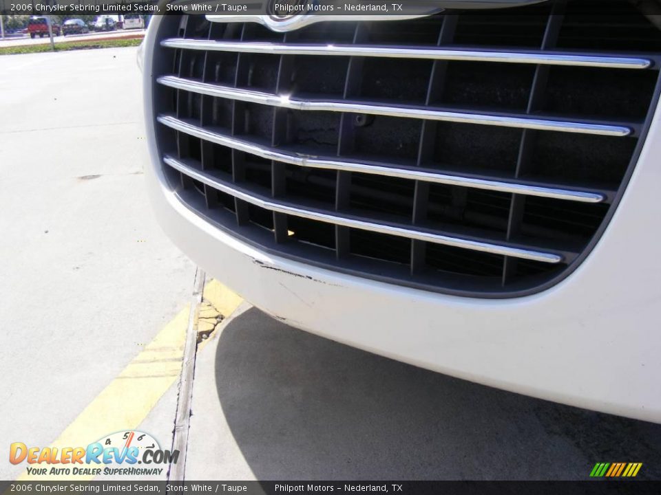 2006 Chrysler Sebring Limited Sedan Stone White / Taupe Photo #12